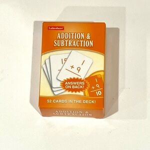 Lakeshore Addition & Subtraction Learning Cards - Orange